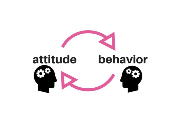 Chicken or the egg? Attitude or behavior?